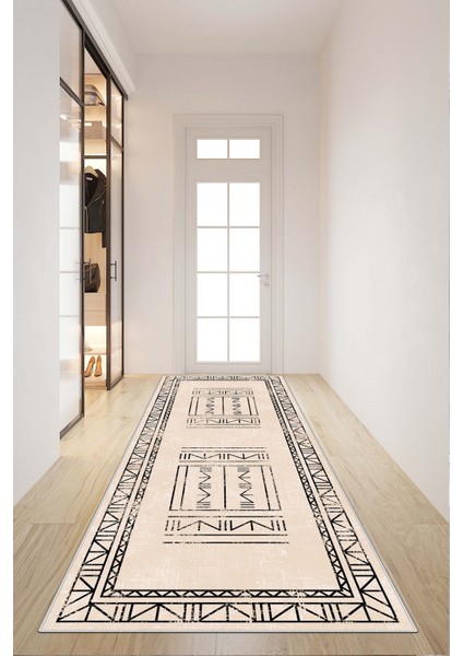 Makinede Yıkanabilir Kaymaz Taban Leke Tutmaz Modernkesme Yolluk Mutfak Yolluk Halı Yolluk