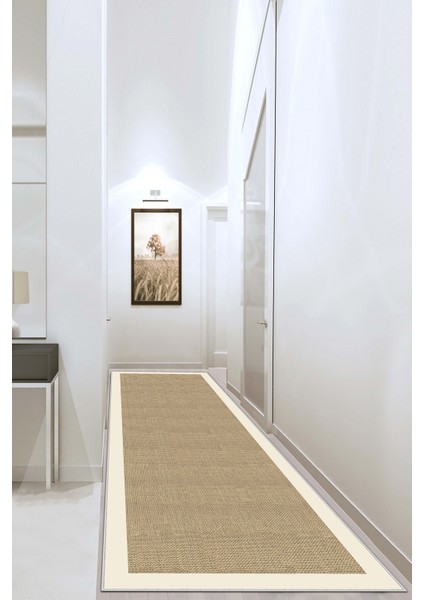 Makinede Yıkanabilir Kaymaz Taban Leke Tutmaz Modernkesme Yolluk Mutfak Yolluk Halı Yolluk