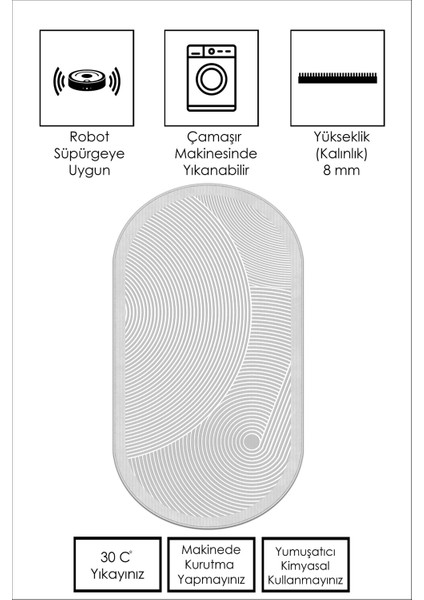 Yıkanabilir Kaymaz Leke Tutmaz Salon Halısı Mutfak Halısı Koridor Halısı Yolluk ve Paspas