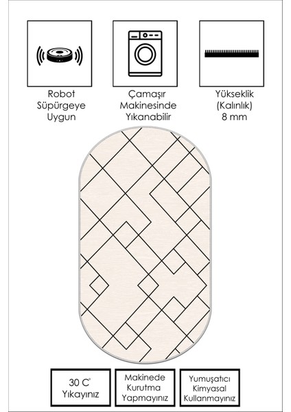 Yıkanabilir Kaymaz Leke Tutmaz Salon Halısı Mutfak Halısı Koridor Halısı Yolluk ve Paspas