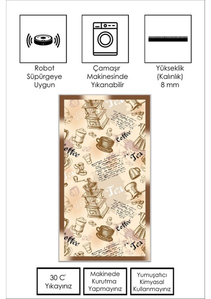 Yıkanabilir Kaymaz Leke Tutmaz Mutfak Halısı Koridor Halısı Yolluk ve Paspas fiyatları