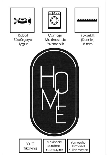 Yıkanabilir Kaymaz Leke Tutmaz Salon Halısı Mutfak Halısı Koridor Halısı Yolluk ve Paspas