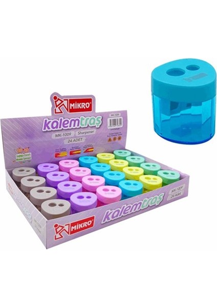 Kalemtıraş Üçgen Mk 1009 24 24'lü Paket Mikro