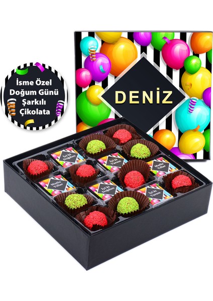 İsme Özel Doğum Günü Şarkılı Çikolata