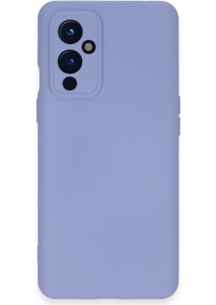 One Plus 9 Kılıf Nano Içi Kadife Silikon - Lila