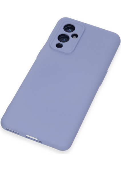 One Plus 9 Kılıf Nano Içi Kadife Silikon - Lila