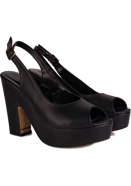 111097 014 Kadın Siyah Büyük & Küçük Numara Platform Ayakkabı fiyatları