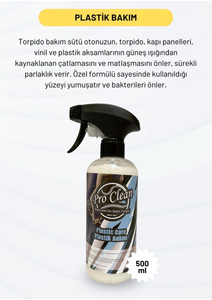 Torpido ve Plastik Bakım Sütü 500ML