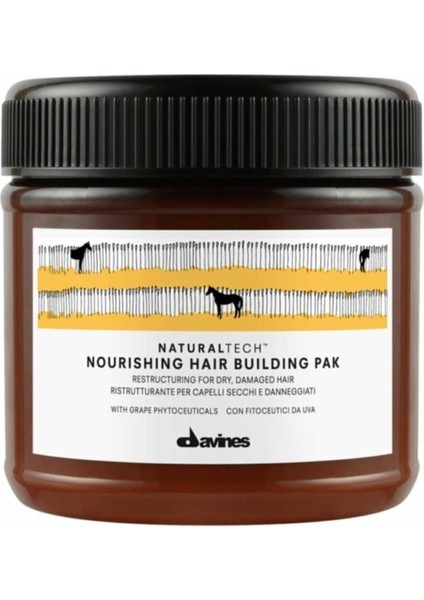 Vegan Davines Nourishing Hair Pak Yıpranmış Kuru Saç Maskesi 250 ml Alyaonline