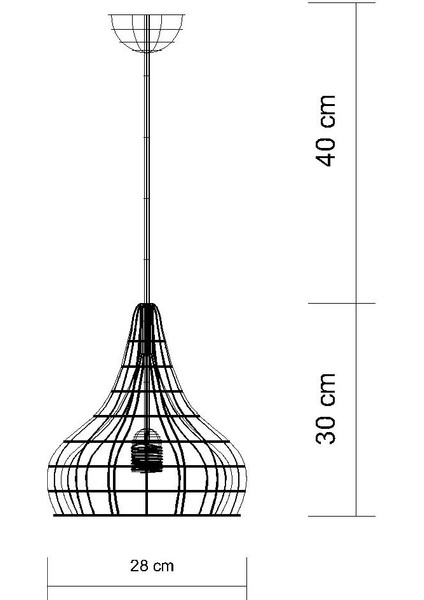 Lazer Kesim Mdf Sarkıt Avize