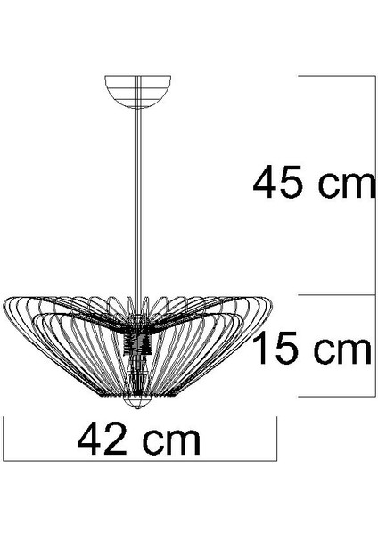 Lazer Kesim Mdf Sarkıt Avize