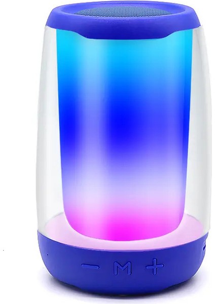 Pluse 4 Mini Taşınabilir Bluetooth Hoparlör. Işıklı Bluetooth Hoparlör. Kablosuz Bluetooth Hoparlör.temperli Camdan Üretilmiş Bluetooth Hoparlör