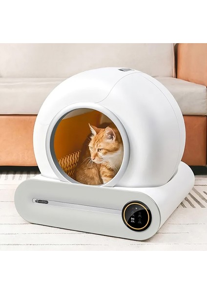 Smart Cat Cleaner 9 lt Kapasiteli ve Wifi Uygulama Bağlantılı Kedi Tuvaleti