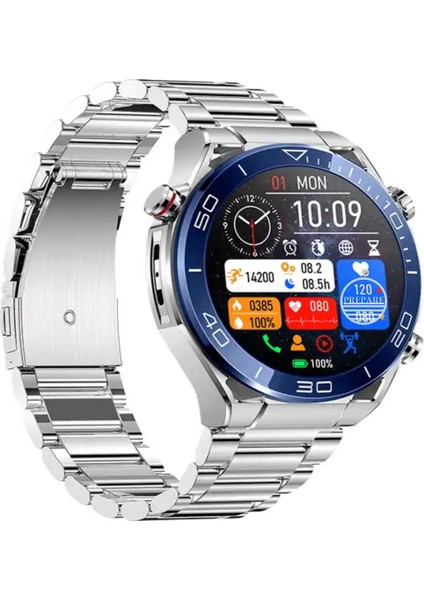 Watch SK4 Akıllı Saat 1,62inç 49mm Ip67 Full Hd Ekran Sesli Arama Nfc 2 Kordonlu