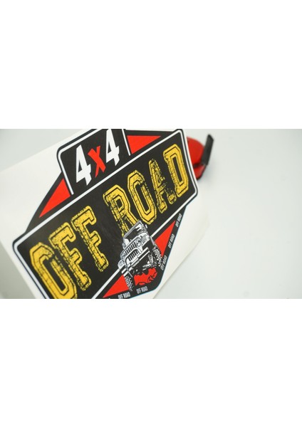 Arazi Aracı Off Road 4x4 Kaput Bagaj Sticker