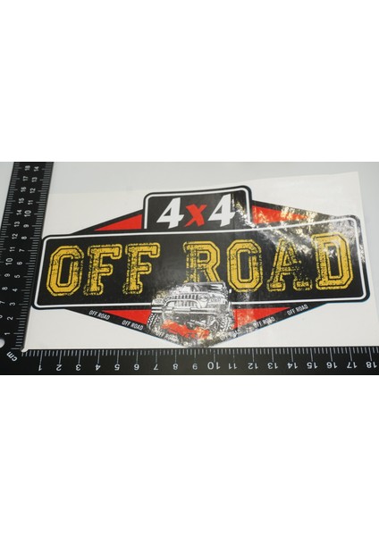 Arazi Aracı Off Road 4x4 Kaput Bagaj Sticker fiyatları