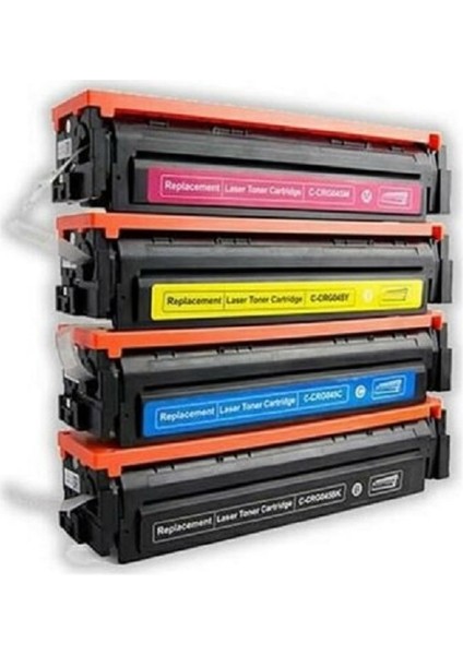 Canon Crg 045 Uyumlu 4 Renk Muadil Toner Bk/c/m/y
