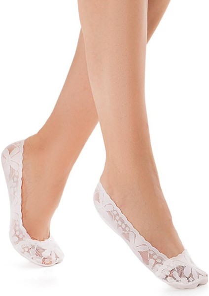 Dantelli Silikonlu Babet Çorap fiyatları
