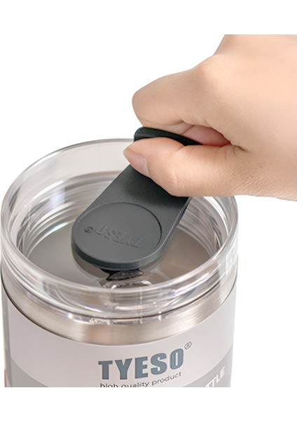 Tripletask Termos Vakumlu Paslanmaz Çelik Pipetli 600ML
