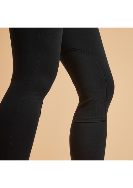 Fouganza 100 Binicilik Pantolonu - Kadın - Siyah