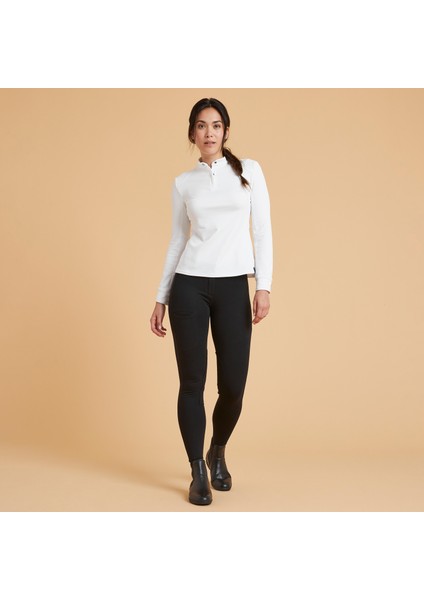 Fouganza 100 Binicilik Pantolonu - Kadın - Siyah indirimleri