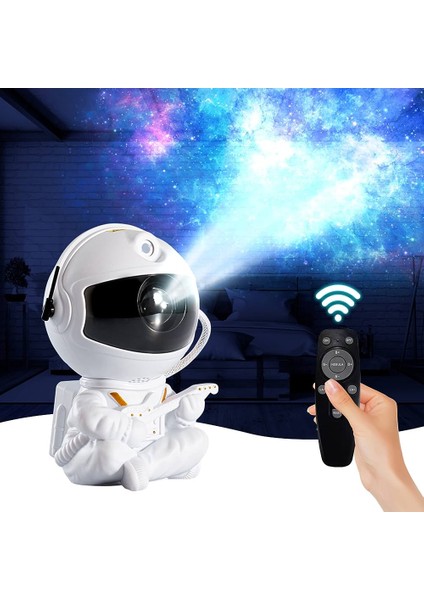 Astronot Işıklı Garaksiri Yıldızlı Projeksiyon Gece Lambası fiyatları