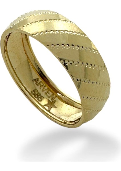 Aynalı Italy Model Taşsız 6 mm 14 Ayar Altın Alyans Yüzük fiyatları