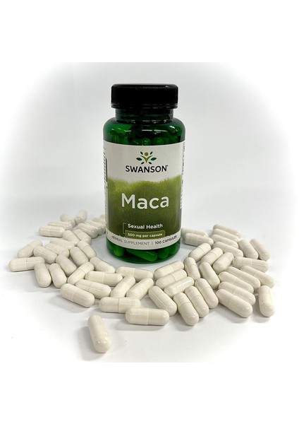 Full Spectrum Maca, 500 mg 100 Kapsül