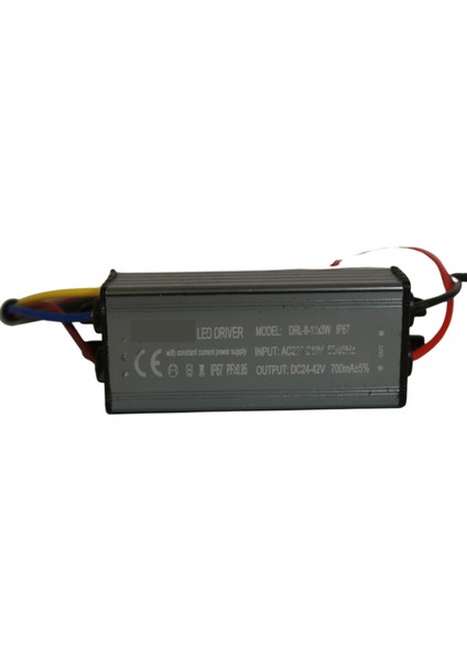 8-12X3W LED Driver 700MA 24-42V Power LED Sürücü IP67 Power LED Driver