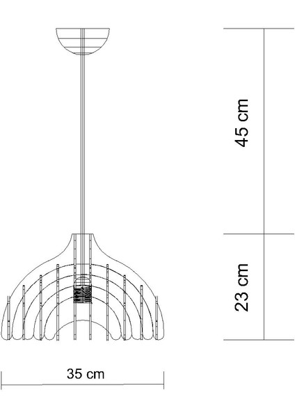 Lazer Kesim Mdf Sarkıt Avize