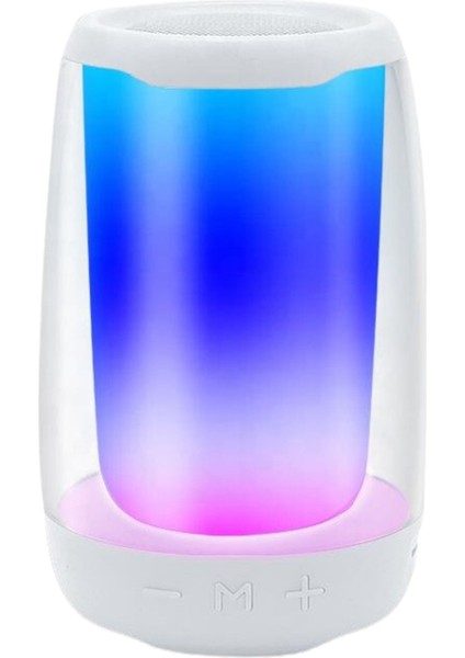 Pluse 4 Mini Taşınabilir Bluetooth Hoparlör/360°ledli Hoparlör/dekoratif Aydınlatma/led Işıklı Gece Lambası