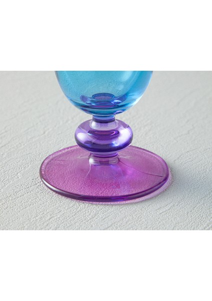 Jardina Cam 3'lü Cup Kase 200 ml Pembe - Mavi