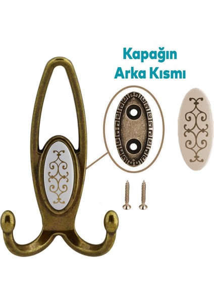 Metax Uzay Portmanto Vestiyer Duvar Askısı Metal Dolap Elbise Askılığı Antik Sarı Beyaz Sarı Kapak modelleri