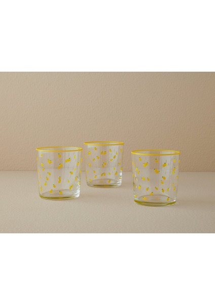 Lemon Cam 3'lü Meşrubat Bardağı 380 ml Sarı fiyatları