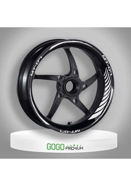 Florasan Yeşil Yamaha Mt-07 Uyumlu Racıng 1 Set Jant Şeridi