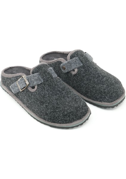 Kışlık Erkek Fashion Tokalı Ayarlanabilir Keçe Ev Bahçe Terlik fiyatları