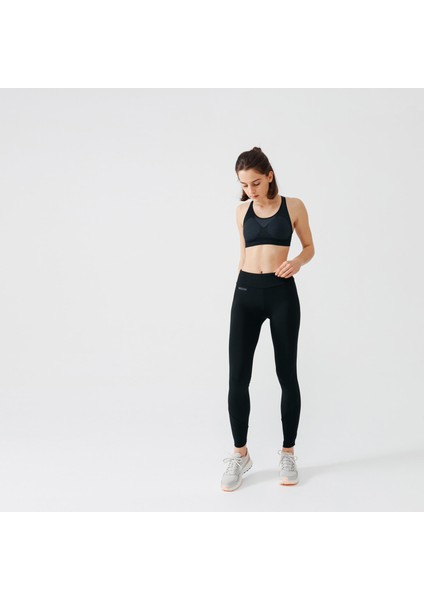 Kalenji Kadın Sıcak Tutan Koşu Taytı - Siyah - Warm