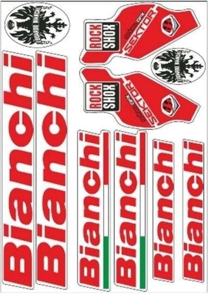 Bianchi 001 Bisiklet Sticker