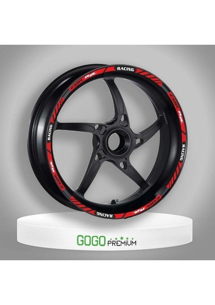 Kırmızı Reflektör Baskı Honda Cbr Uyumlu 1 Set Jant Şeridi