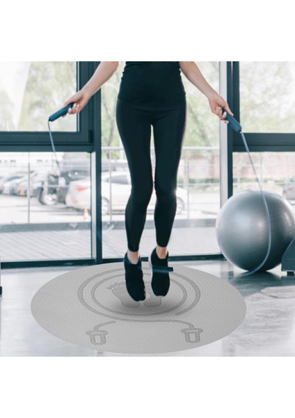 Fitness Egzersiz Matı Dış Yuvarlak Mat Egzersizıklı Mat Gri (Yurt Dışından) fırsatları