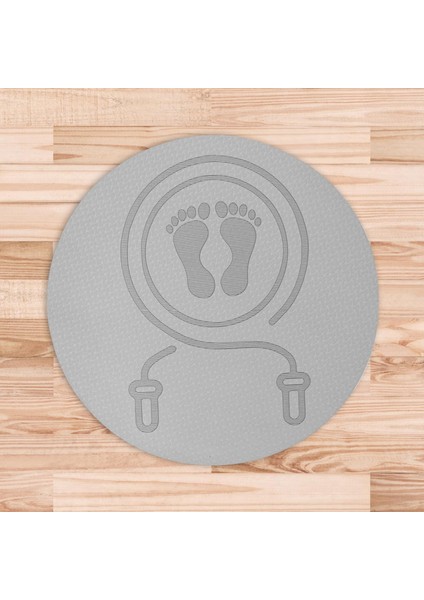 Fitness Egzersiz Matı Dış Yuvarlak Mat Egzersizıklı Mat Gri (Yurt Dışından) indirimleri