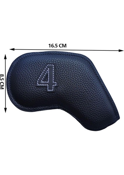 10 Golf Başörtüsü Pu Golf Kulübü Golf I Kılıfı Nakış Numarası ile Çok 16.5x8.5 cm (Yurt Dışından) modelleri