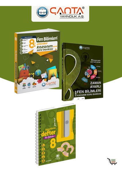 8. Sınıf Fen Bilimleri Soru Bankası – Defter Seti 3 Kaynak