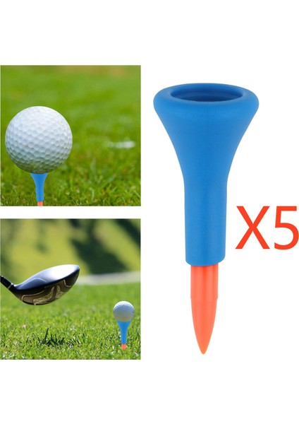 5 Profesyonel Golf Tee Neredeyse Kırılmaz 42MM Turuncu (Yurt Dışından) fırsatları