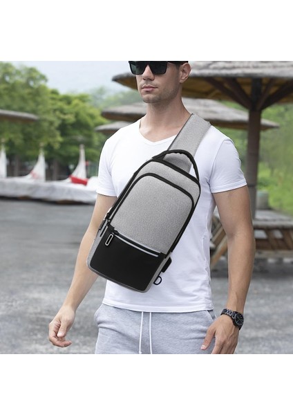 Kompakt Yürüyüş Günü Çantası: Askılı Crossbody Göğüs Omuz Çantası (Yurt Dışından) indirimleri