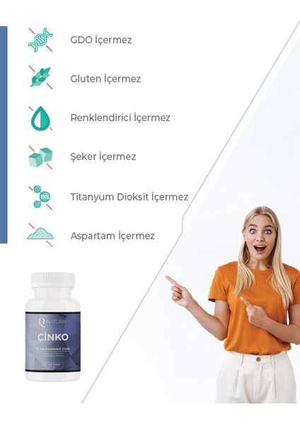 Çinko 60 Tablet