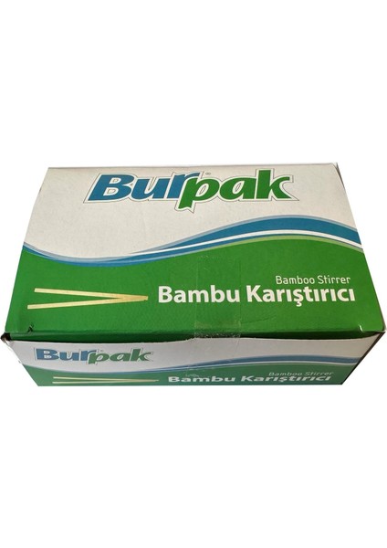 Tahta Ahşap Bambu Çay Kahve Karıştırıcı Çubuk Kaşık - 11 Cm. - 400 Adetlik Paket