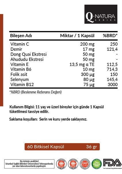 Demir 60 Kapsül