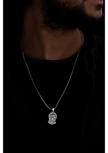 Nali Şerif Gümüş Erkek Zincir - 60Tl Lik Kolyesi