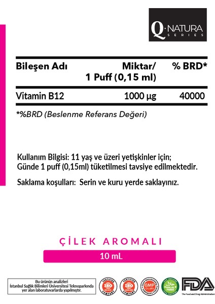 Vitamin B12 10 ml Sprey